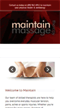 Mobile Screenshot of maintainmassage.co.nz